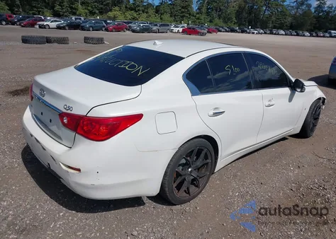 2014 Infiniti Q50 Premium from USA, damaged, VIN JN1BV7AR6EM697743